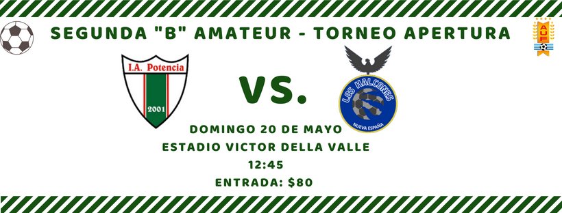17.05.2018 Este domingo se jugará la segunda fecha ante Los Halcones