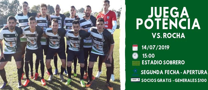 12.07.2019 Este domingo visitaremos a Rocha F.C.