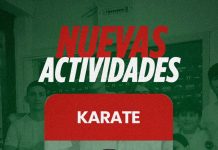 06.09.2022 Mañana comienzan las clases de Karate en la sede.