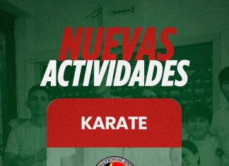 06.09.2022 Mañana comienzan las clases de Karate en la sede.