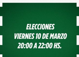 09.03.2023 Mañana se realizarán las elecciones en el club.