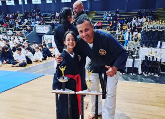 22.05.2023 Eliana Bueno obtuvo un trofeo en la competencia de Karate.