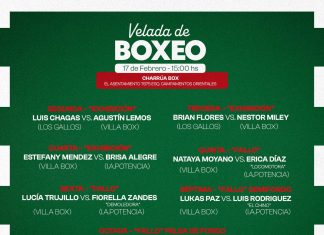 10.02.2024 Se confirman el resto de las peleas de la velada del 17 de Febrero.