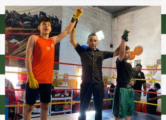 Nuestros boxeadores pelearon hoy en una velada histórica en Villa Española.