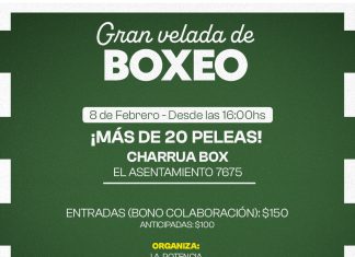 Hoy disfrutaremos de una nueva velada organizada por nuestro club.
